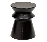 Table d'appoint Maya ronde D.35,5cm noir - Atmosphera Créateur d'intérieur