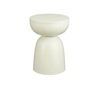 Table d'appoint Mica Decorations Elliott Blanc cassé Fer H45xl32xL32cm