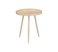 Table d'appoint Mica Decorations Flores Beige Fer H38xl34xL34cm