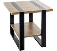 Paris prix Table d'appoint Miranda - Chêne foncé & noir