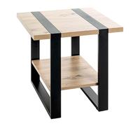 Paris prix Table d'appoint Miranda - Chêne et noir