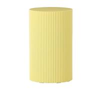 Table d'Appoint Nervurée "Lenox" 50cm Jaune