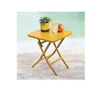 Table d'appoint pliante 40x40 Greensboro ocre Hespéride