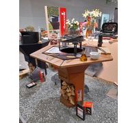 Table d'appoint pour brasero Barbecook Nestor