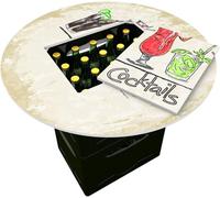 Table d'appoint pour caisses de bière, cocktails ? Plateau mobile pour caisses de bière et boissons ? Couvercle pour faciliter le service des boissons