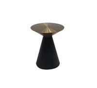 Table D'appoint pour Canapé Table d'appoint de canapé Ronde en métal, Table d'angle, Petite Basse avec Une Forme Unique for la Maison, Salle à Manger ou Le Salon(Moyen)