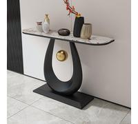 Table d'appoint pour entrée, table console moderne avec rangement pour salon, couloir, foyer, meubles décoratifs, 100 cm / 39.4in