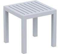 CLP Table D'Appoint Design Ocean I Extérieure Résistante Aux Intempéries Et Aux Rayons UV I Terrasse Ou Véranda en Plastique, Couleur: Gris