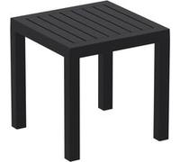 CLP Trading GmbH Table d'appoint Ocean pour jardin résistante aux intempéries Noir