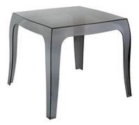 Table d'appoint Queen 50 x 50 cm , Noir Noir G