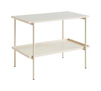 HAY Table d'appoint Rebar 75x44x55 cm Beige marble-alabaster