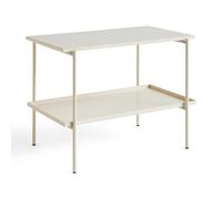 HAY Table d'appoint Rebar 75×44×55 cm Beige marbre-albâtre