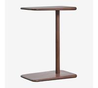 Table d'appoint rectangulaire 40x25 cm en bois Tinsley Brun Acacia foncé