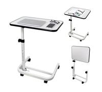 Table d'appoint Réglable avec roulettes Pliable Mobiclinic Table pour ordinateur portable Réglable en hauteur Socle en forme de C Cumbre