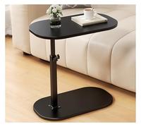 Table d'appoint réglable en forme de C - Petite table basse rotative à 360° pour canapé, lit, baignoire et bureau - Design moderne polyvalent pour meubles de salon