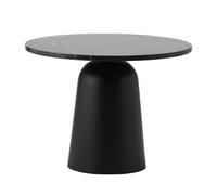 Table d'appoint réglable en hauteur Turn marbre powdercoated steel frame