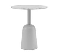 Table d'appoint réglable en hauteur Turn marbre powdercoated steel frame