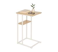 Relaxdays Table d'appoint à deux niveaux