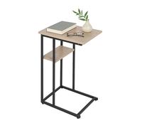 Relaxdays Table d'appoint à deux niveaux