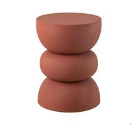 Paris prix Table d'appoint métal ronde - Rouille
