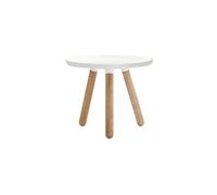 Table d'appoint ronde composite blanc Tablo