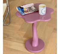 Table d'appoint ronde en bois moderne, petite table d'appoint pour salon ou chambre à coucher, parfaite pour l'entrée, 43,2 x 50,8 cm (l x H)
