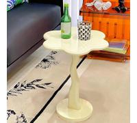 Table d'appoint ronde en bois moderne, petite table d'appoint pour salon ou chambre à coucher, parfaite pour l'entrée, 43,2 x 50,8 cm (l x H)