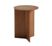 Table d'appoint ronde en bois Slit H47cm HxØ 47x35cm