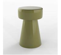 Table d'appoint ronde en métal vert kaki D30 cm - Athéna - Maison Pavane