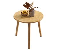 Table d'appoint Ronde Petite Table d'appoint Table de Chevet Moderne Table d'appoint Cuisine Vie Loisirs piédestal café en Bois Salle à Manger Maison Meubles Table (Couleur: Couleur Bois)