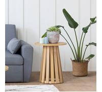 Happy Garden Table d'appoint LIV scandinave ronde plateau 45 cm supporte jusqu'à 100 kg Marron