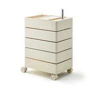 Table d'appoint rotative mobile avec rangement, mini table basse mobile pour salon, chambre à coucher, canapé, dortoir