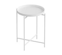 Table d'appoint Shb-007-B blanc 46 x 46 x h56cm