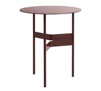 HAY Table d'appoint Shim coffee table Ø45 cm Bordeaux