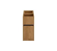 SoBuy Bout de Canapé FBT158-N Table d'Appoint avec 1 Plateau Amovible, 1 Tiroir Coulissant et 1 Compartiment Ouvert 70 x 25 x 55cm