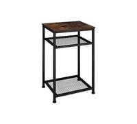 Table d'appoint style industriel Bois foncé industriel, rustique