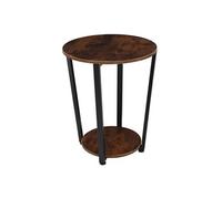 Table d'appoint style industriel Bois foncé industriel, rustique
