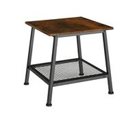 Table d'appoint style industriel Bois foncé industriel, rustique