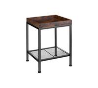 Table d'appoint style industriel Bois foncé industriel, rustique