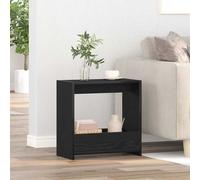 Table d'appoint moderne - vidaXL - 50x26x50 cm - Chêne Noir - Bois d'ingénierie - Style minimaliste - Rangement