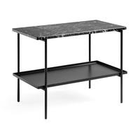 Table d'appoint/table basse rectangulaire en fer forgé, noir/marbre noir Hay OFFRE SPECIALE - 5710441254799