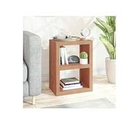 vidaXL Table d'appoint 45x30x60 cm Bois massif de teck Marron