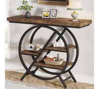 Table d'appoint - Table console - Table d'entrée - Table murale - Petite table - Brun rustique - 100 cm de largeur