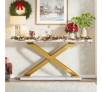 Table d'appoint - Table console - Table murale - Table d'entrée - Petite table - Design rectangulaire compact