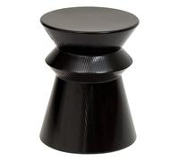 Table d'appoint Maya ronde D.35,5cm noir - Atmosphera Créateur d'intérieur