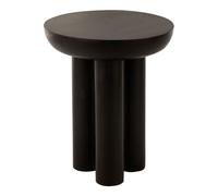 Table d'Appoint Trio en Bois "Cave" 60cm Noir