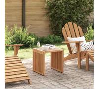 vidaXL Table d'appoint de jardin marron 45 x 42,5 x 45 cm en bois massif de teck