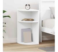 vidaXL Table d'appoint Blanc 29,6 x 29,6 x 60 cm Bois d'ingénierie