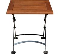 Table d'appoint WIEN, carrée, pliable, eucalyptus