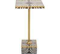 Table d'appoint zèbre 25x25cm Kare Design